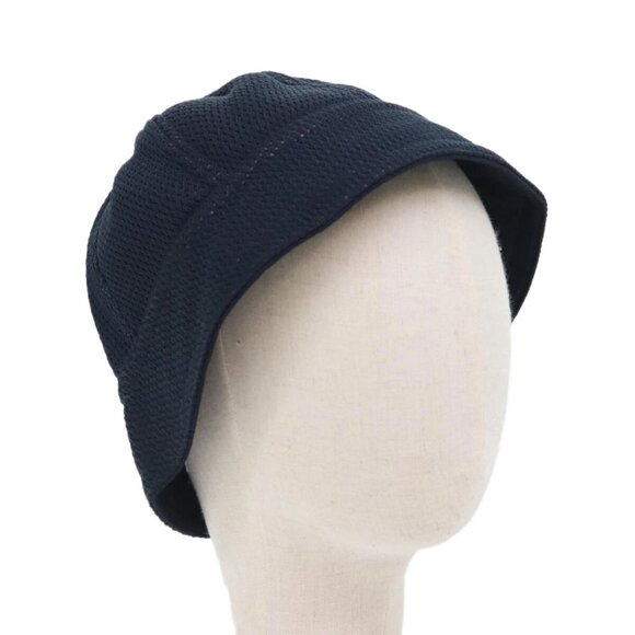CHANEL Sports Line Hat cotton Black CC Auth am6872V - Picture 1 of 12